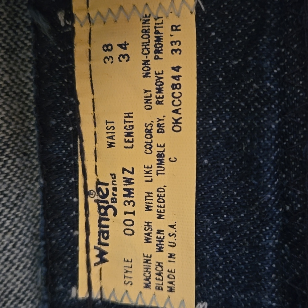Vintage Wrangler Pro Rodeo Jeans 13MWZ Size 38 X 34 - Picture 3 of 7